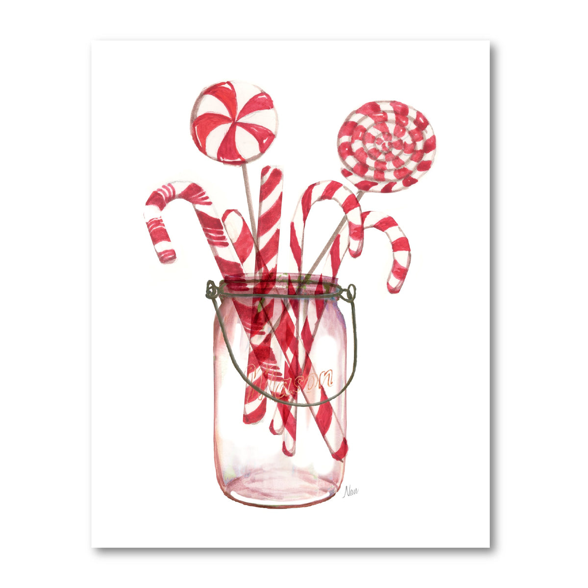 Peppermint Treats Gallery-Wrapped Canvas Wall Art