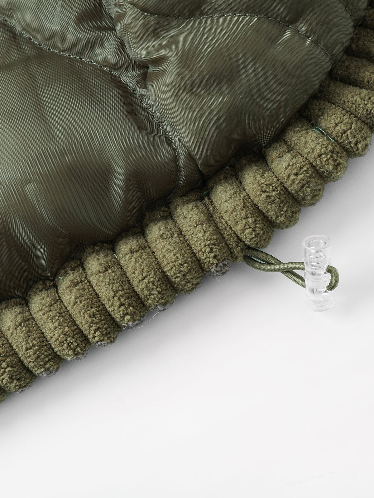 Quilted Lined Corduroy Coat
