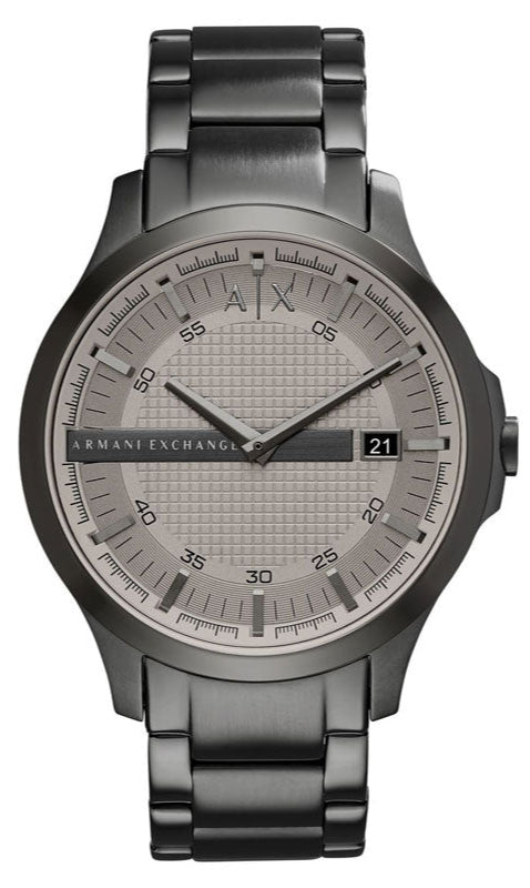Armani Exchange Hampton AX2194 Herren-Chronograph – graues Zifferblatt mit passendem grauen Edelstahlarmband