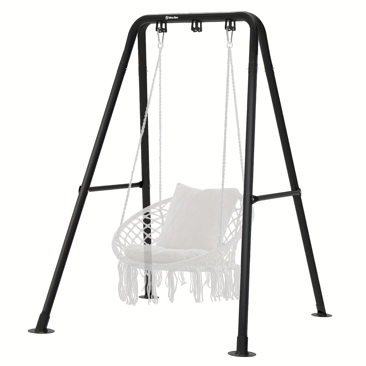 1.3-Inch Foldable Hammock Chair Stand with Weather-Resistant Finish and Tool-Free Assembly