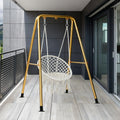 1.3-Inch Foldable Hammock Chair Stand with Weather-Resistant Finish and Tool-Free Assembly