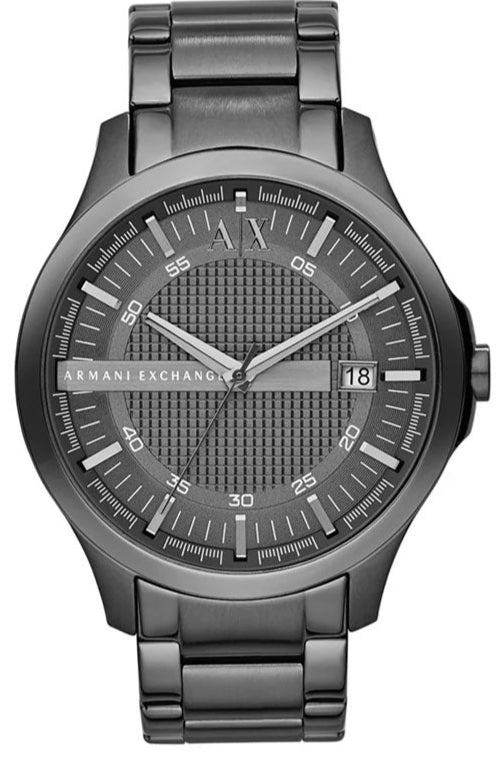 Armani Exchange Hampton AX2135 Herren-Chronograph – Graues Zifferblatt mit passendem Edelstahlarmband in Grau