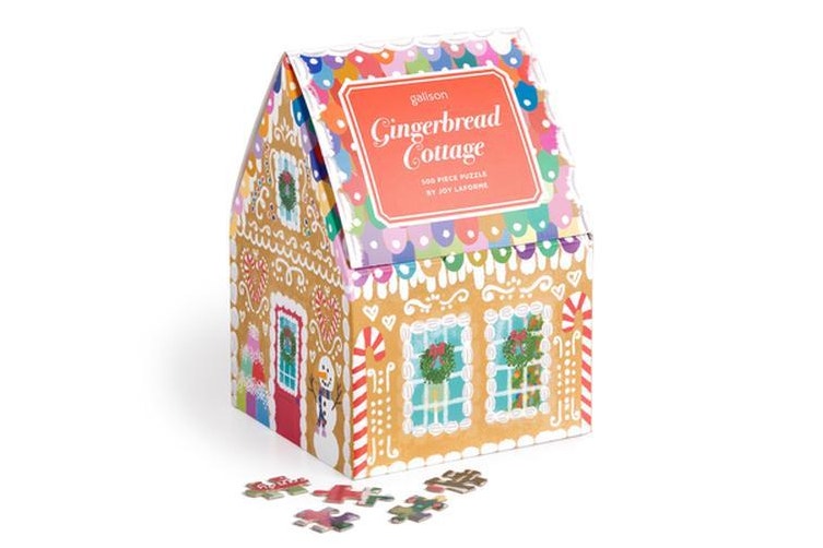 Galison Joy Laforme Gingerbread Cottage Puzzle 500pcs