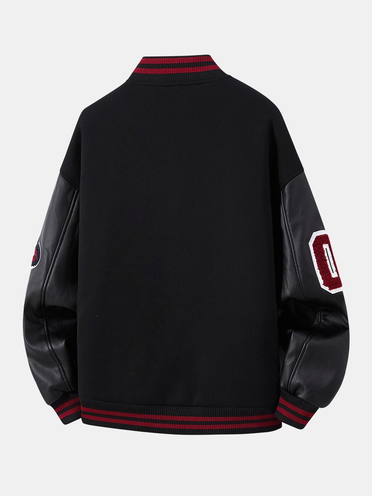 Embroidered Patch Varsity Jacket