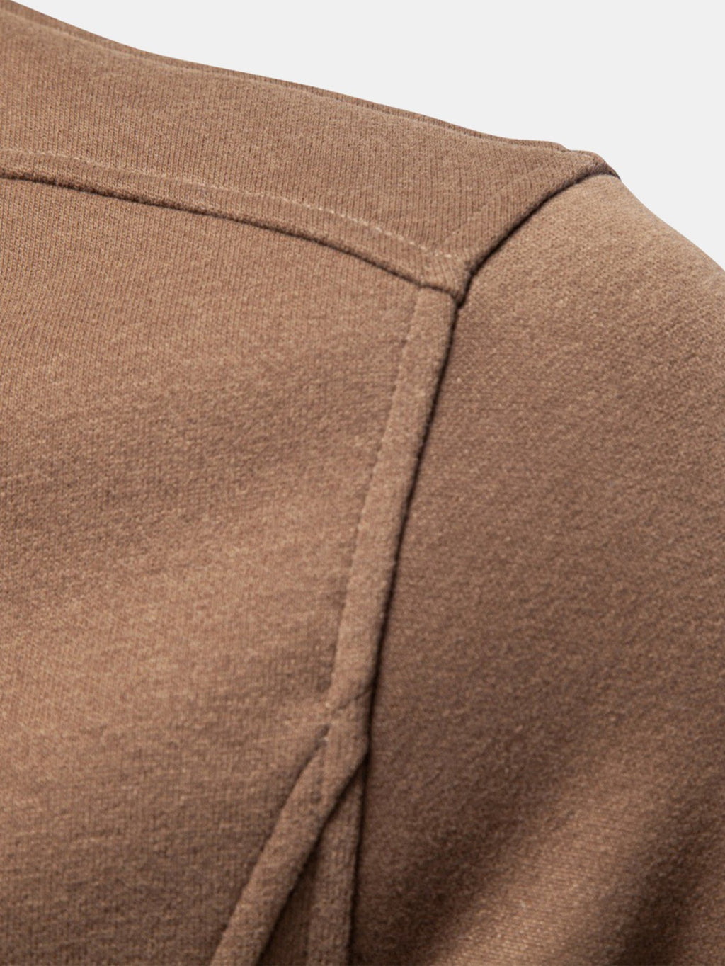 Contrast Quarter-Zip Stand Collar Sweatshirt