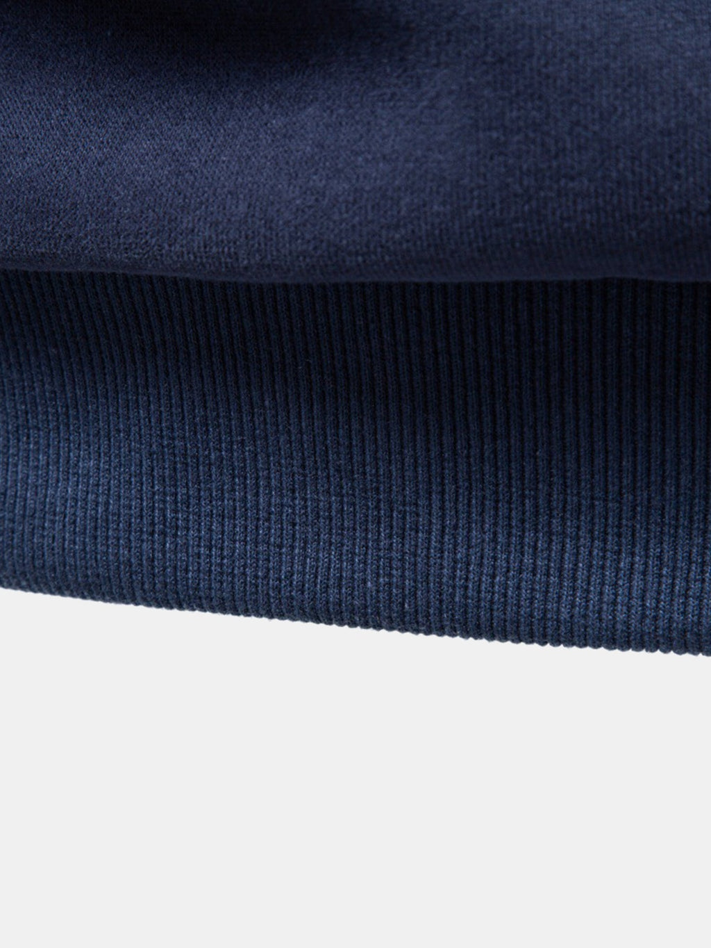 Quarter-Zip Stand Collar Sweatshirt