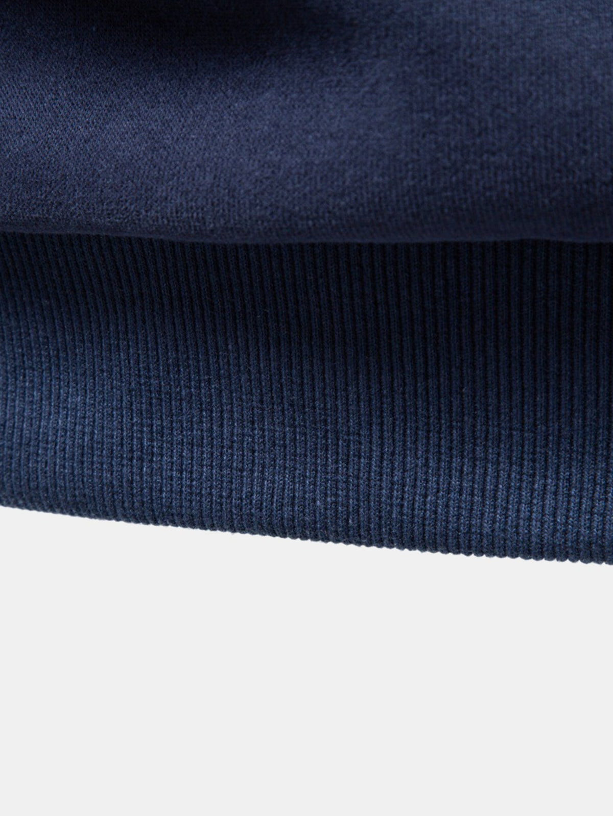 Quarter-Zip Stand Collar Sweatshirt