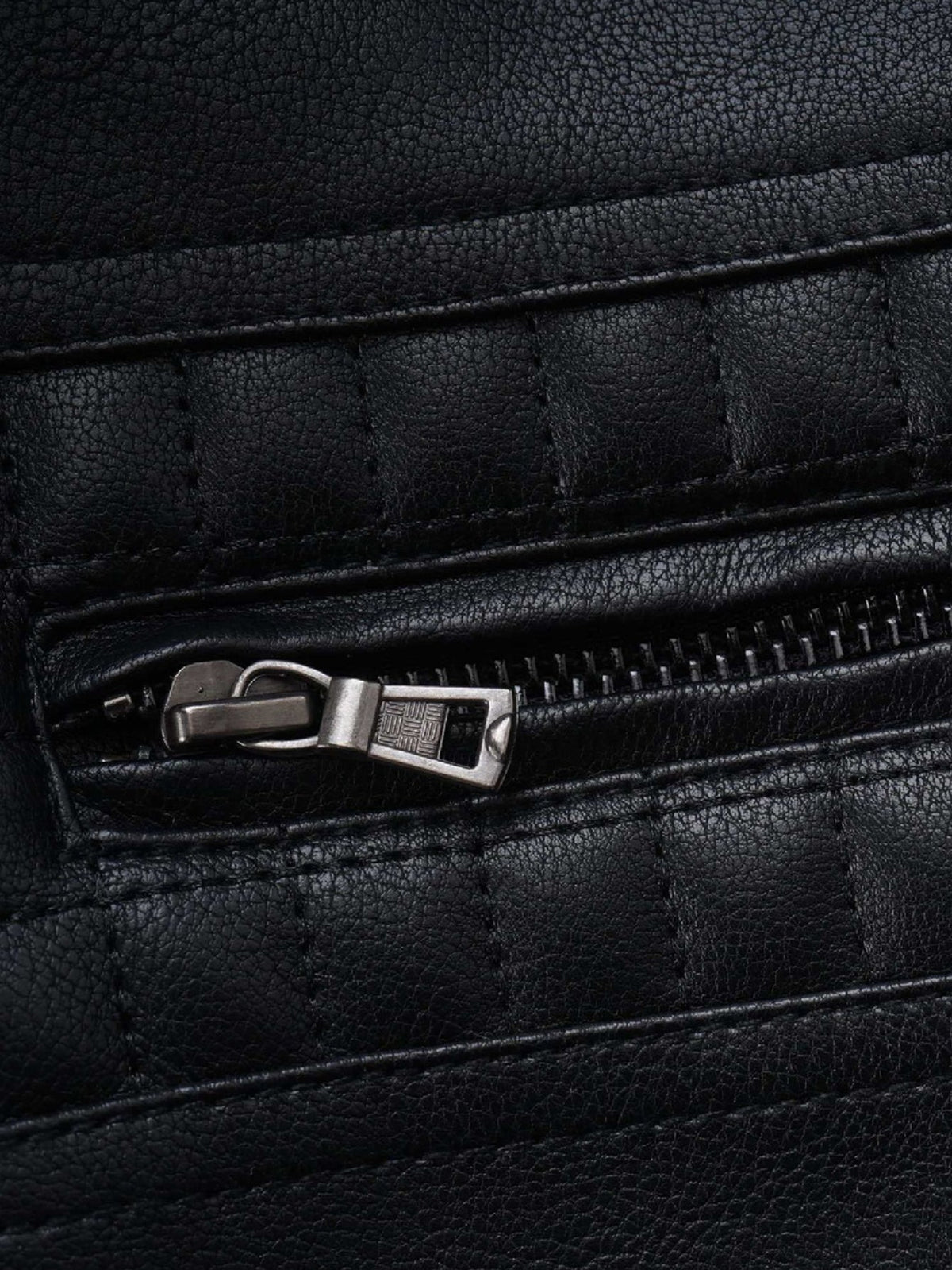 2 In 1 PU Leather Jacket With Detachable Hood