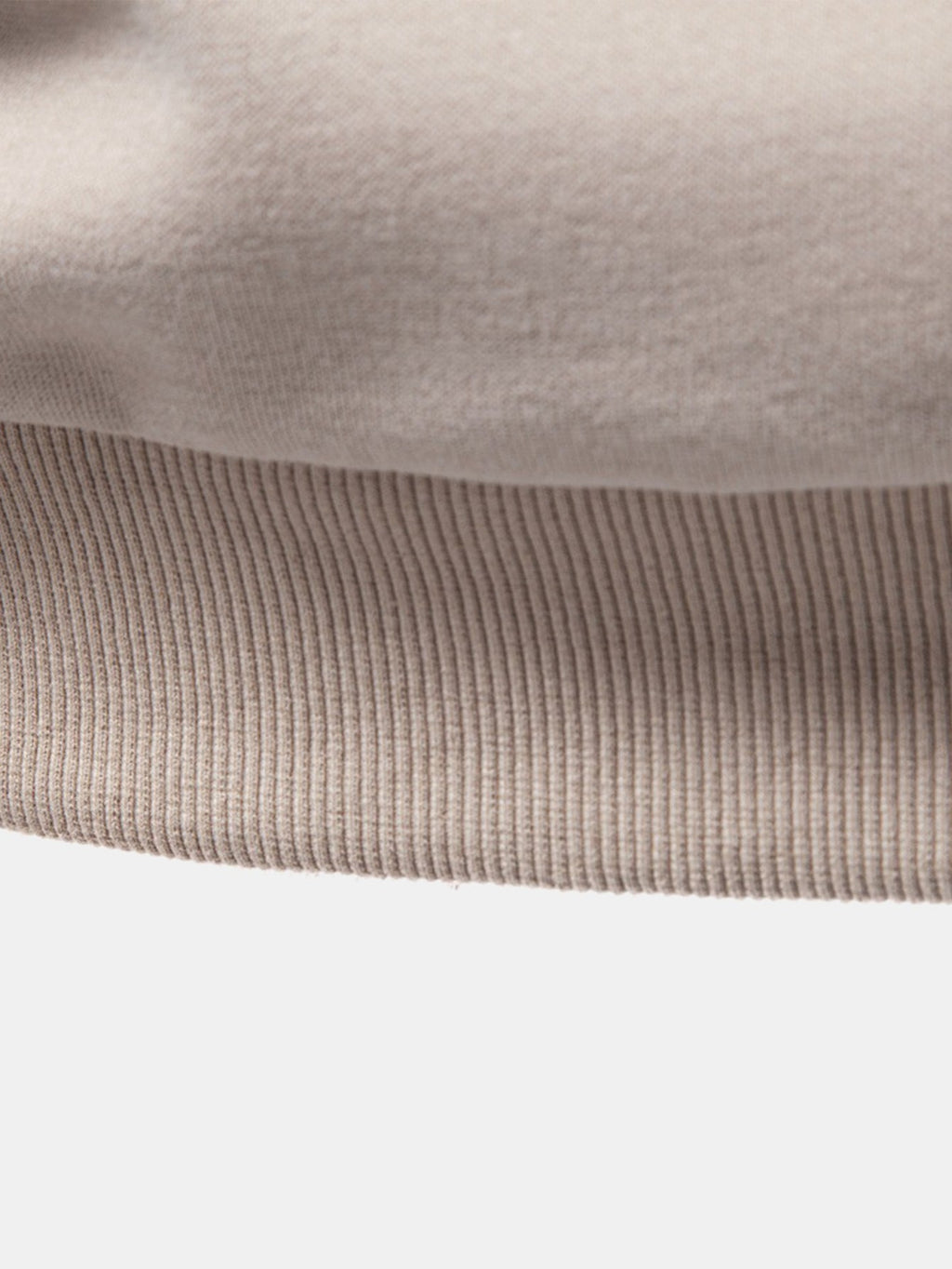 Quarter-Zip Stand Collar Sweatshirt