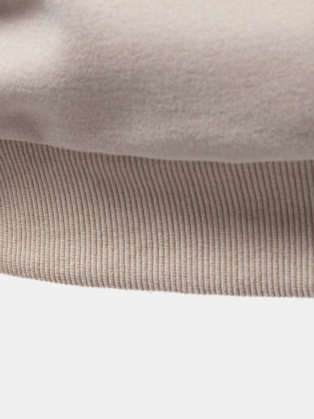 Quarter-Zip Stand Collar Sweatshirt