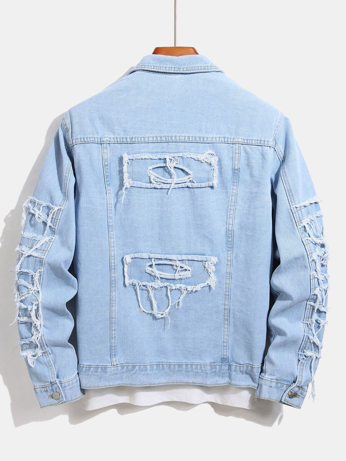 Distressed Denim Jacket