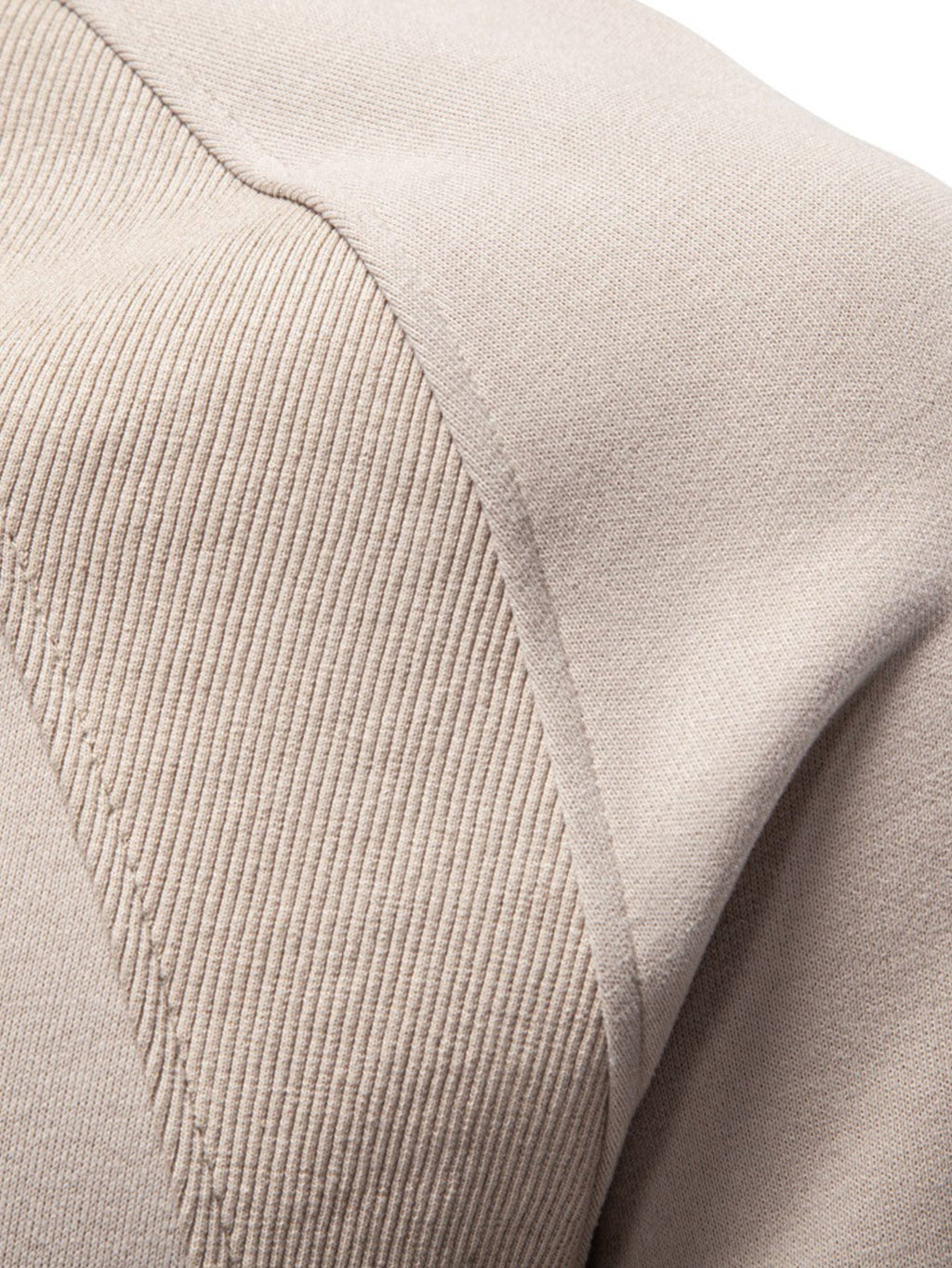 Quarter-Zip Stand Collar Sweatshirt