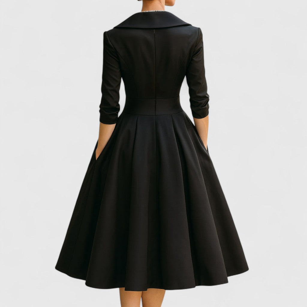Millie | Elegantes Midi-Kleid mit Silhouette