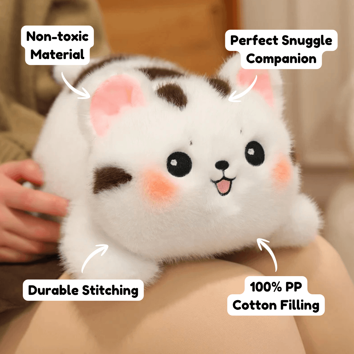 Kawaii Pudding Paws Cat Plushies