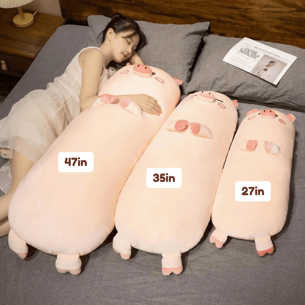 Long Snuggly Pig Plushies