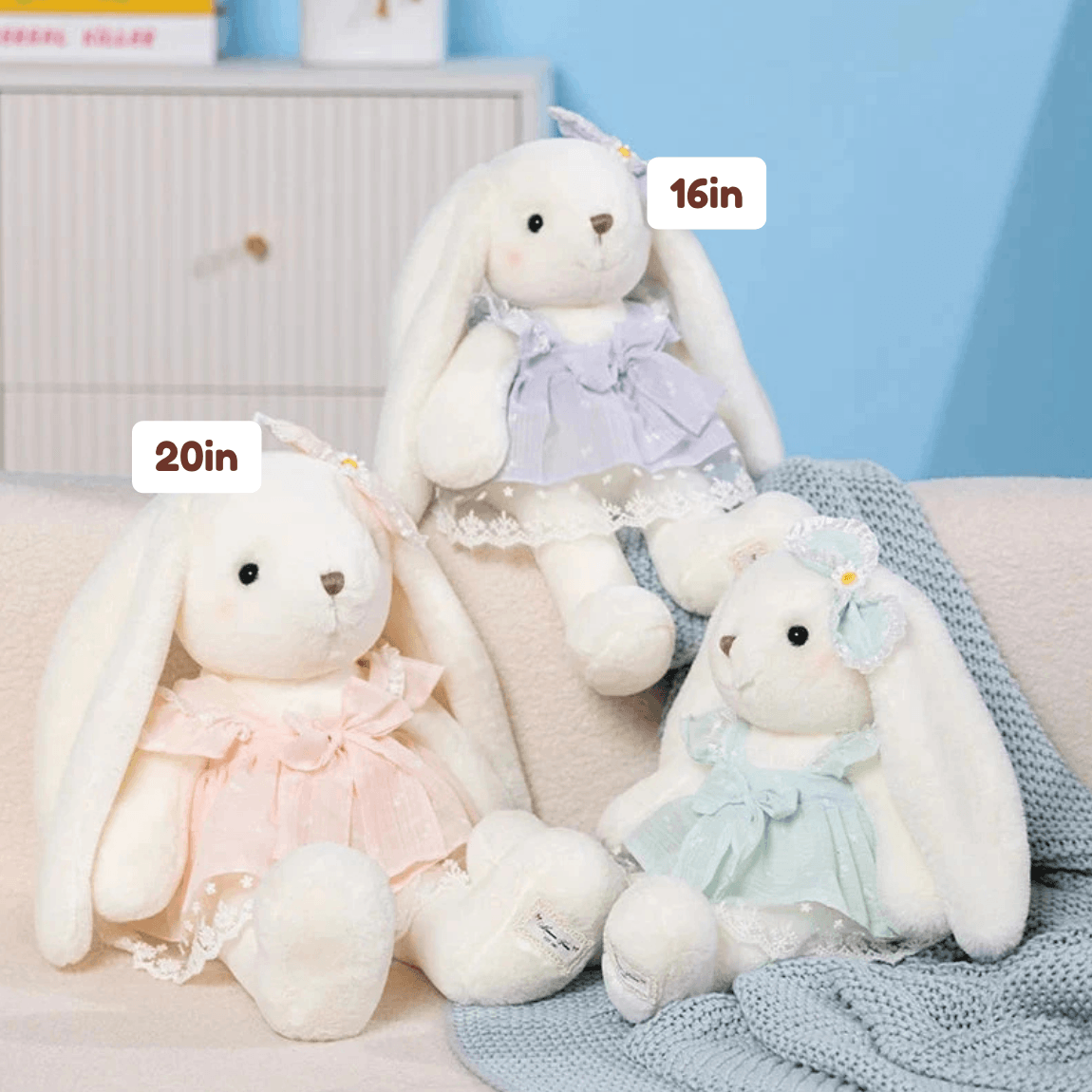 Fuwawa the White Bunny Plush