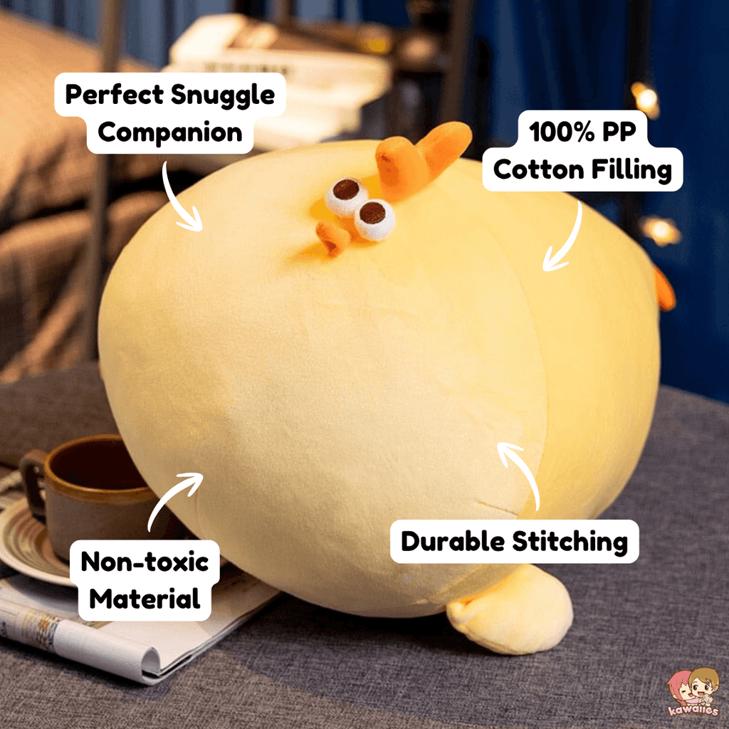 Jaba the Chonky Yellow Chicken Plushie