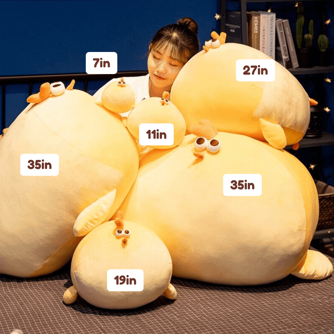 Jaba the Chonky Yellow Chicken Plushie