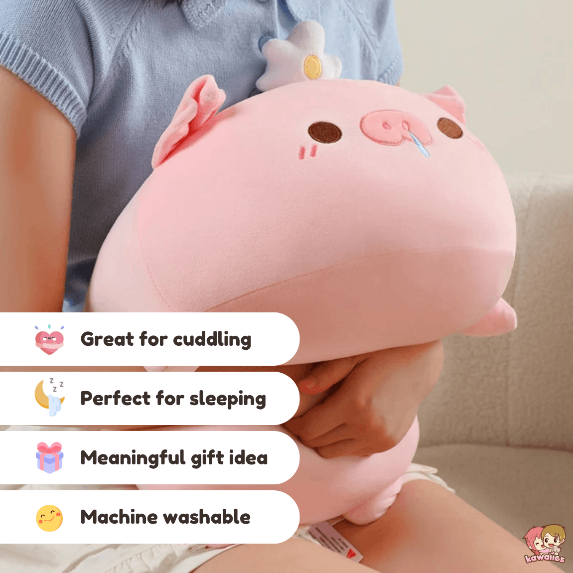 Pip & Poppy the Kawaii Pig Plushies