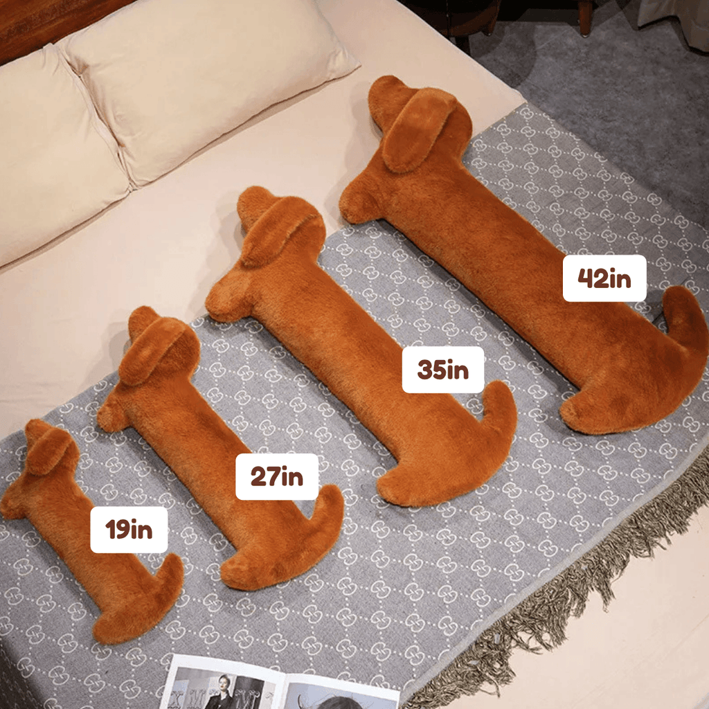 Long Snuggle Dachshund Sausage Dog Plushie