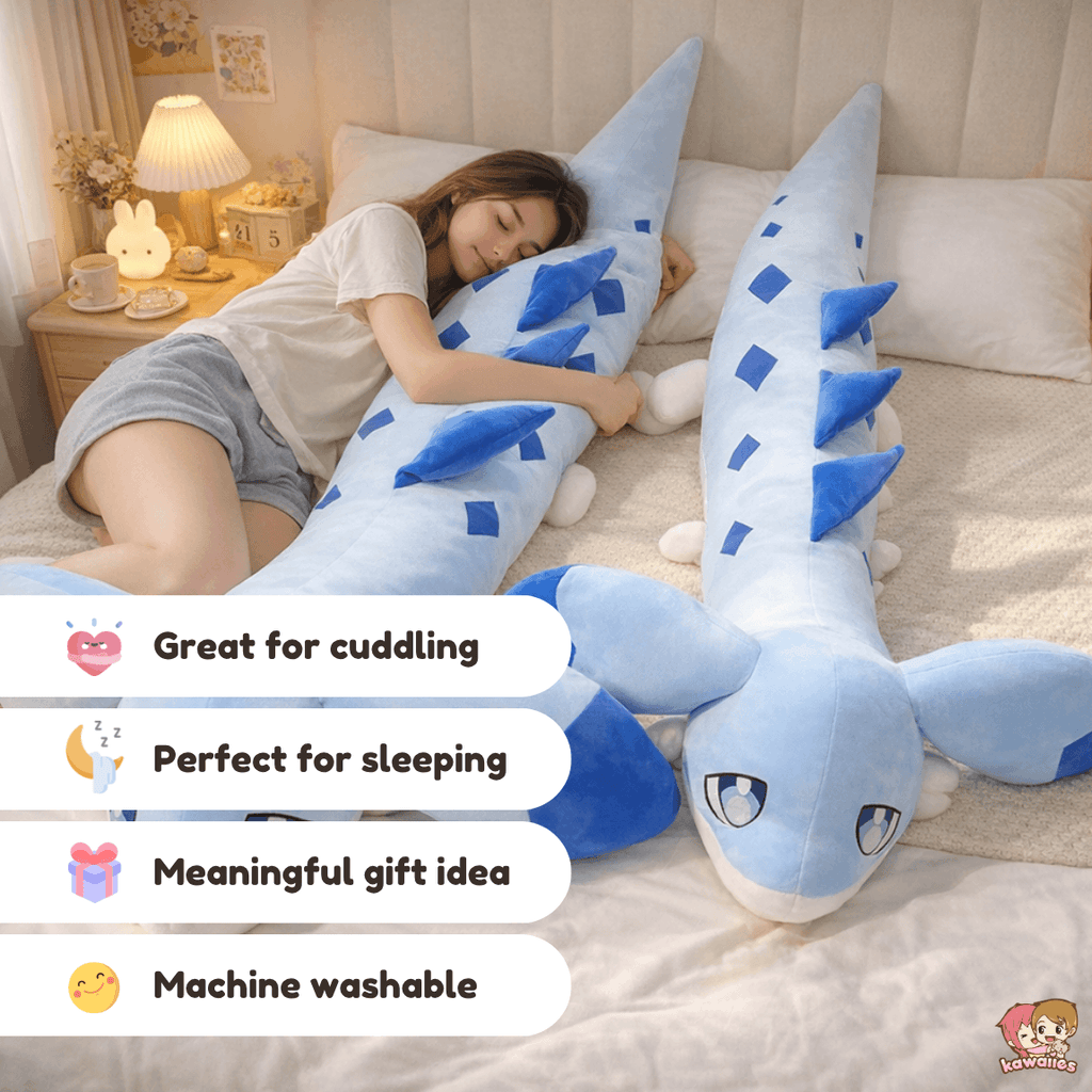 Melody and Sofi the Long Hybrid Dragon Plushies
