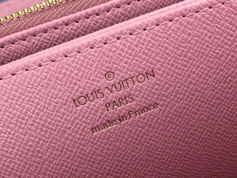 Louis Vuitton Zippy Wallet – Monogram Sunrise Pastel Pink Mint Gradient