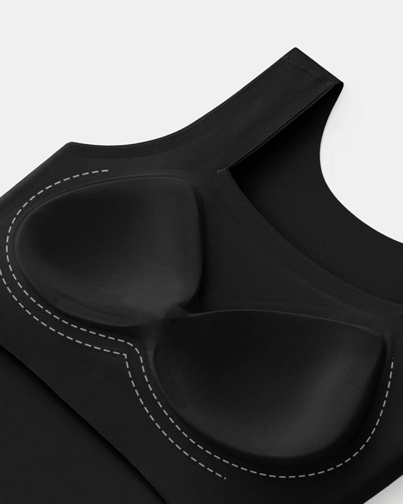 Seamless Square Neck Sleeveless Tank Top Tummy Control Bodysuit Romper