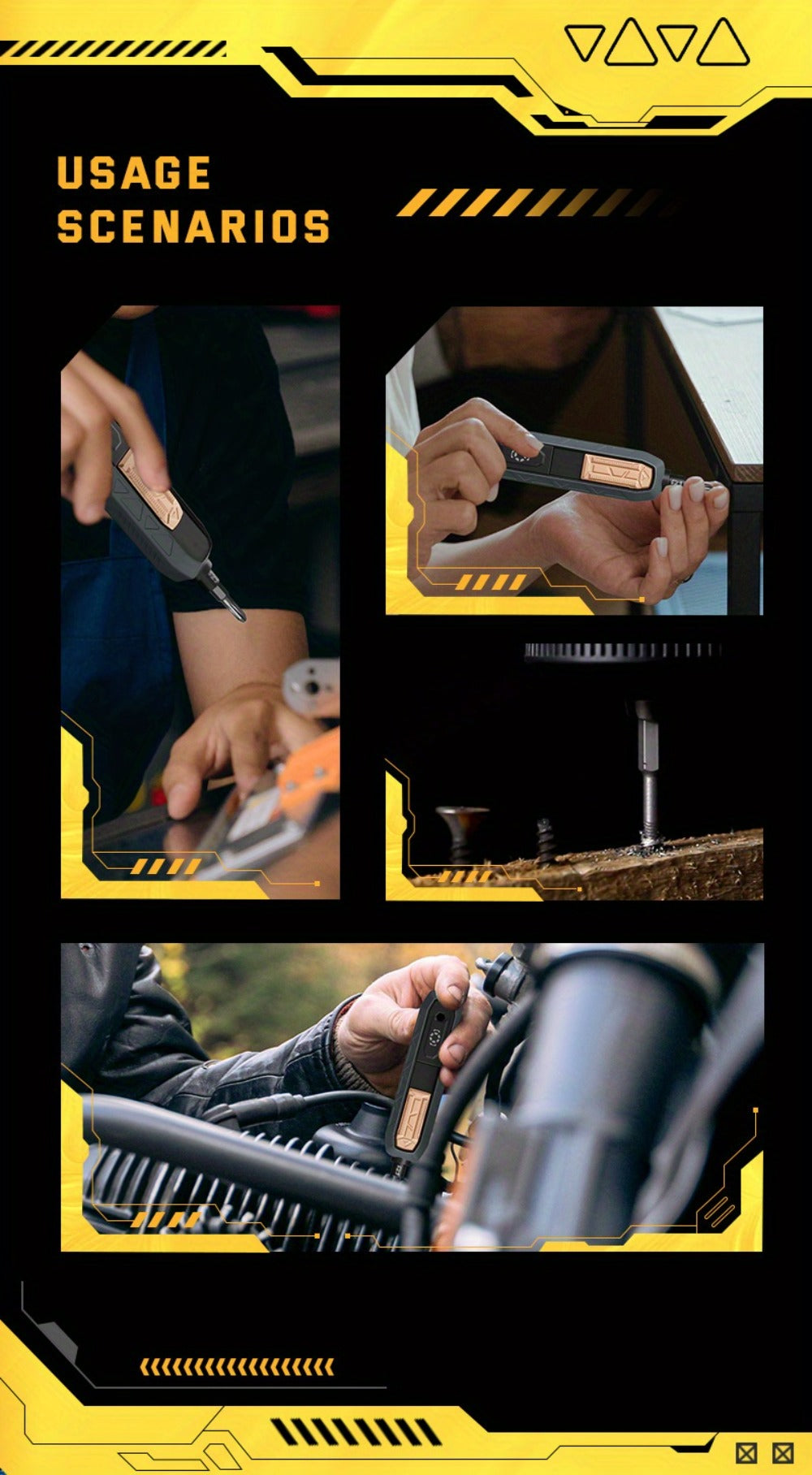 Electric Screwdriver Set, 180-in-One Repair Toolkit with 160 Magnetic Bits in Black or White for Device Setup