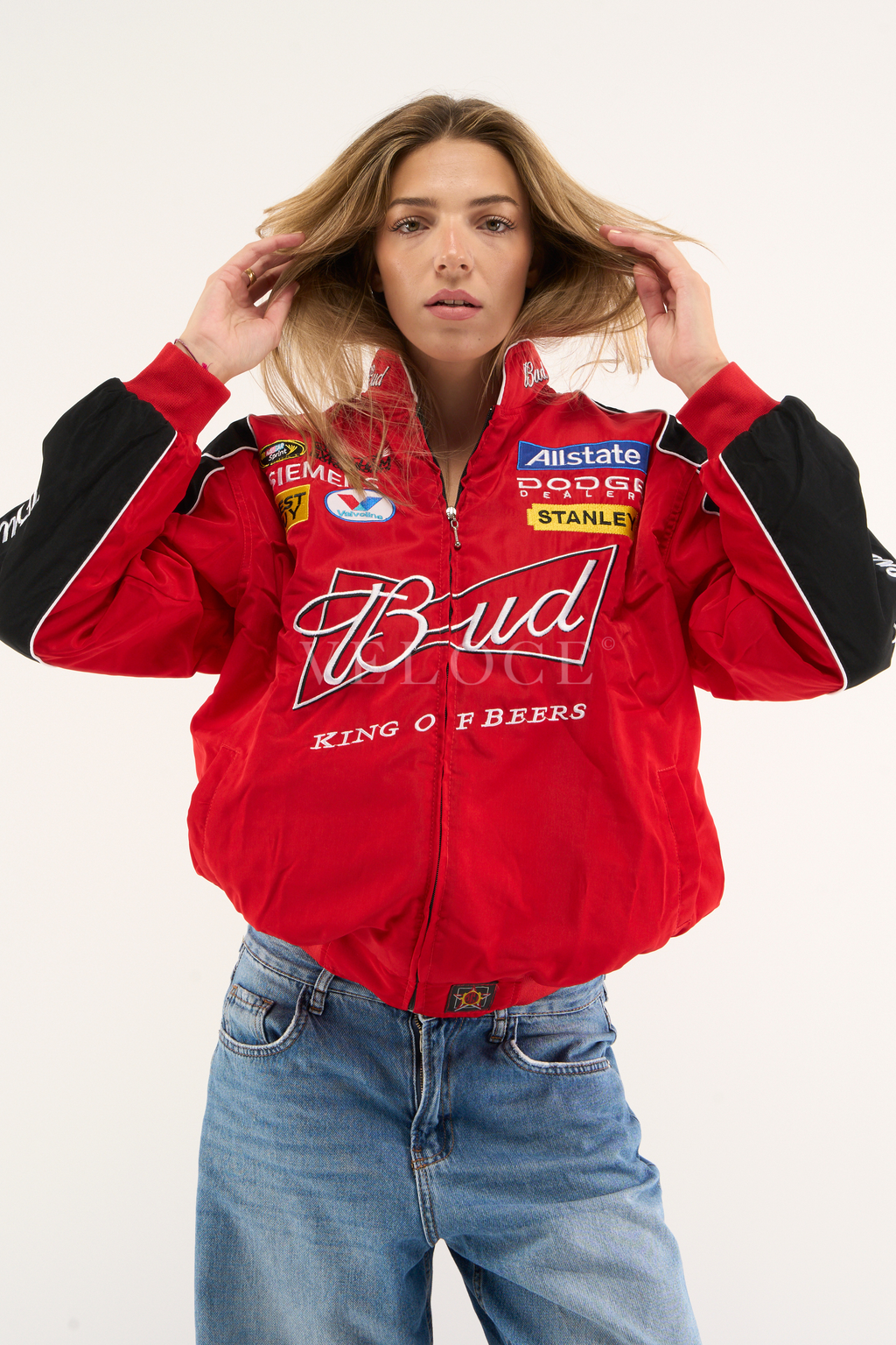 Budweiser Racing Vintage Jacket - NASCAR Red Edition