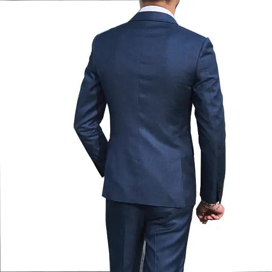 Casual Men's 3 Pieces Mens Suit Regular Fit Notch Lapel Tuxedos (Blazer+vest+Pants)