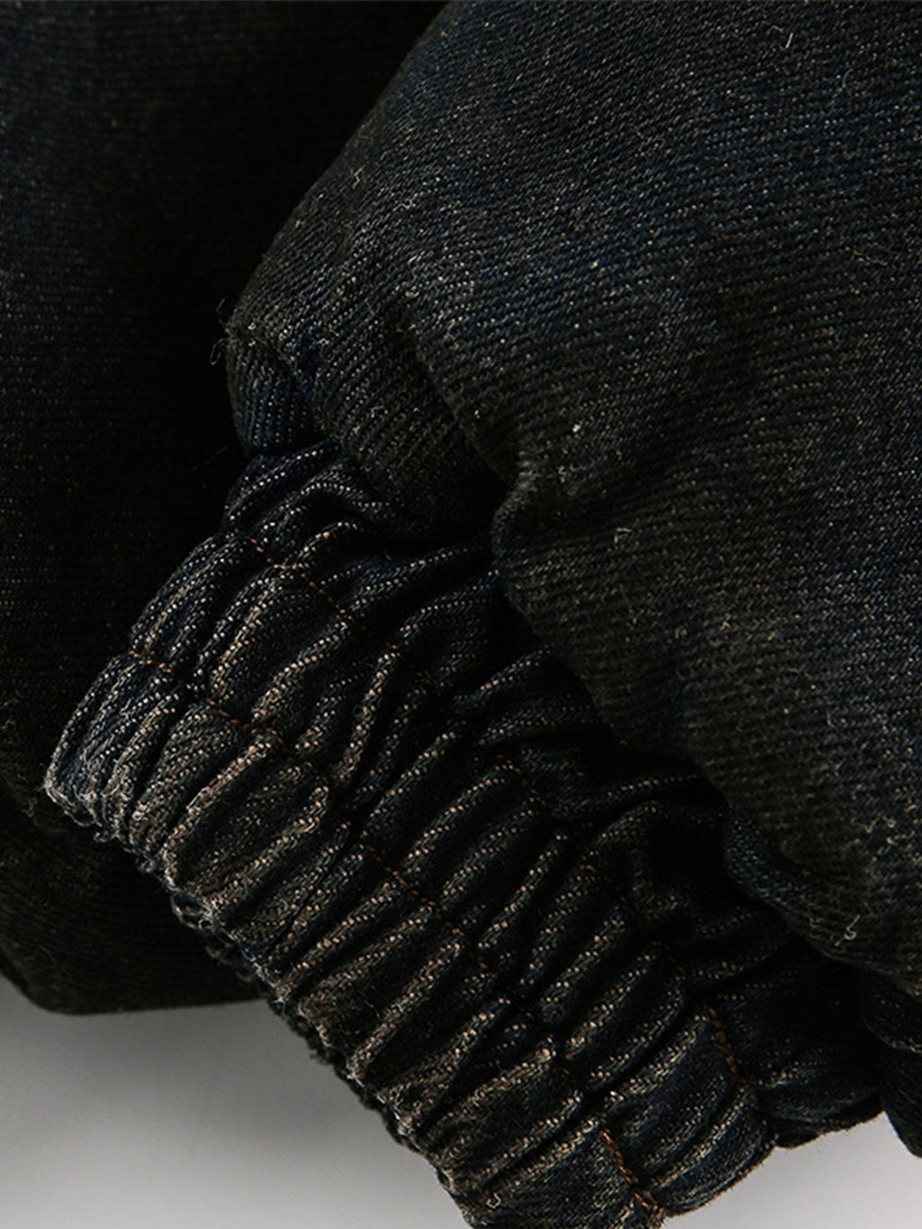 Boxy Faux Fur Collar Washed Denim Hooded Jacket