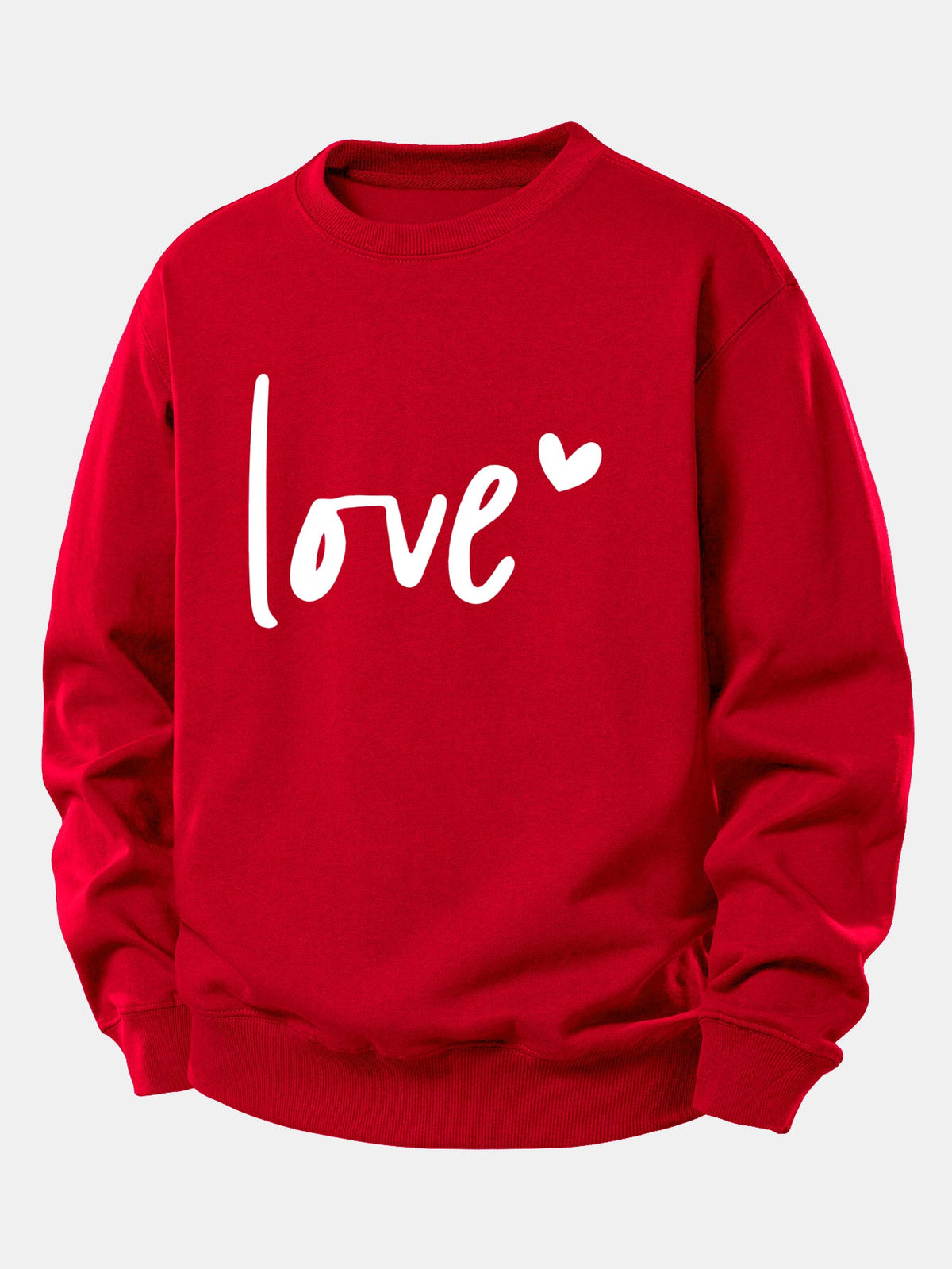 Love Print Relax Fit Sweatshirt