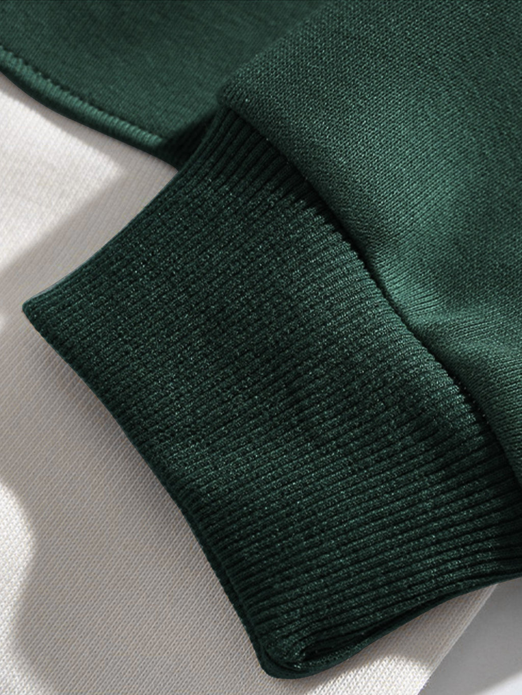 Relax Fit Color Block Crew Neck Sweatshirt