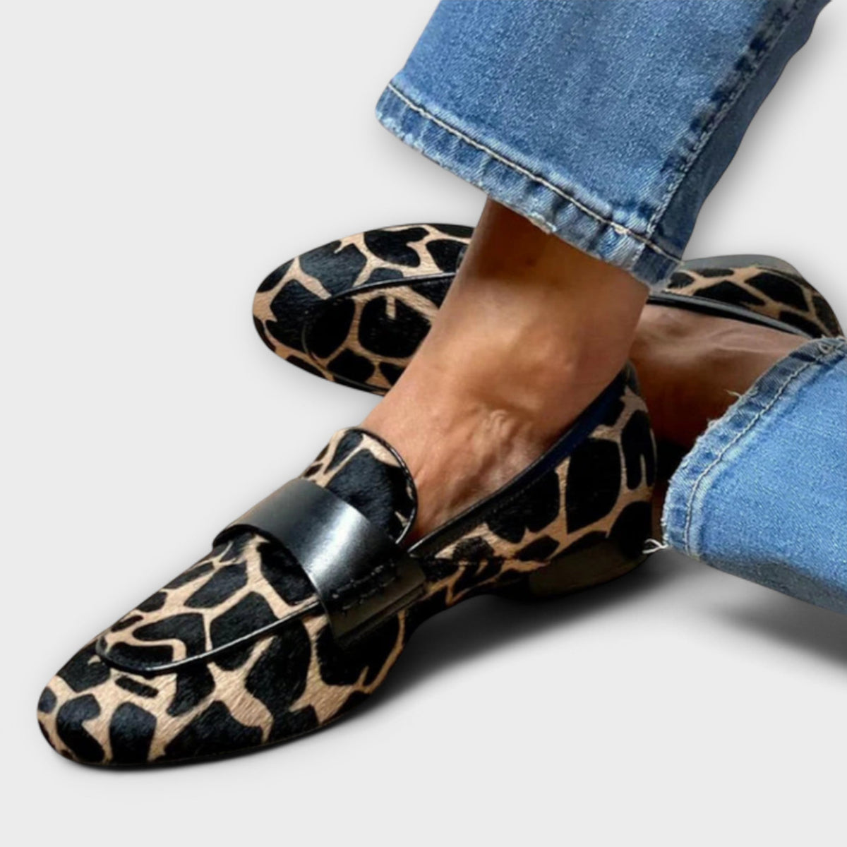 Analie | Stylishe Loafer mit Leopardenmuster