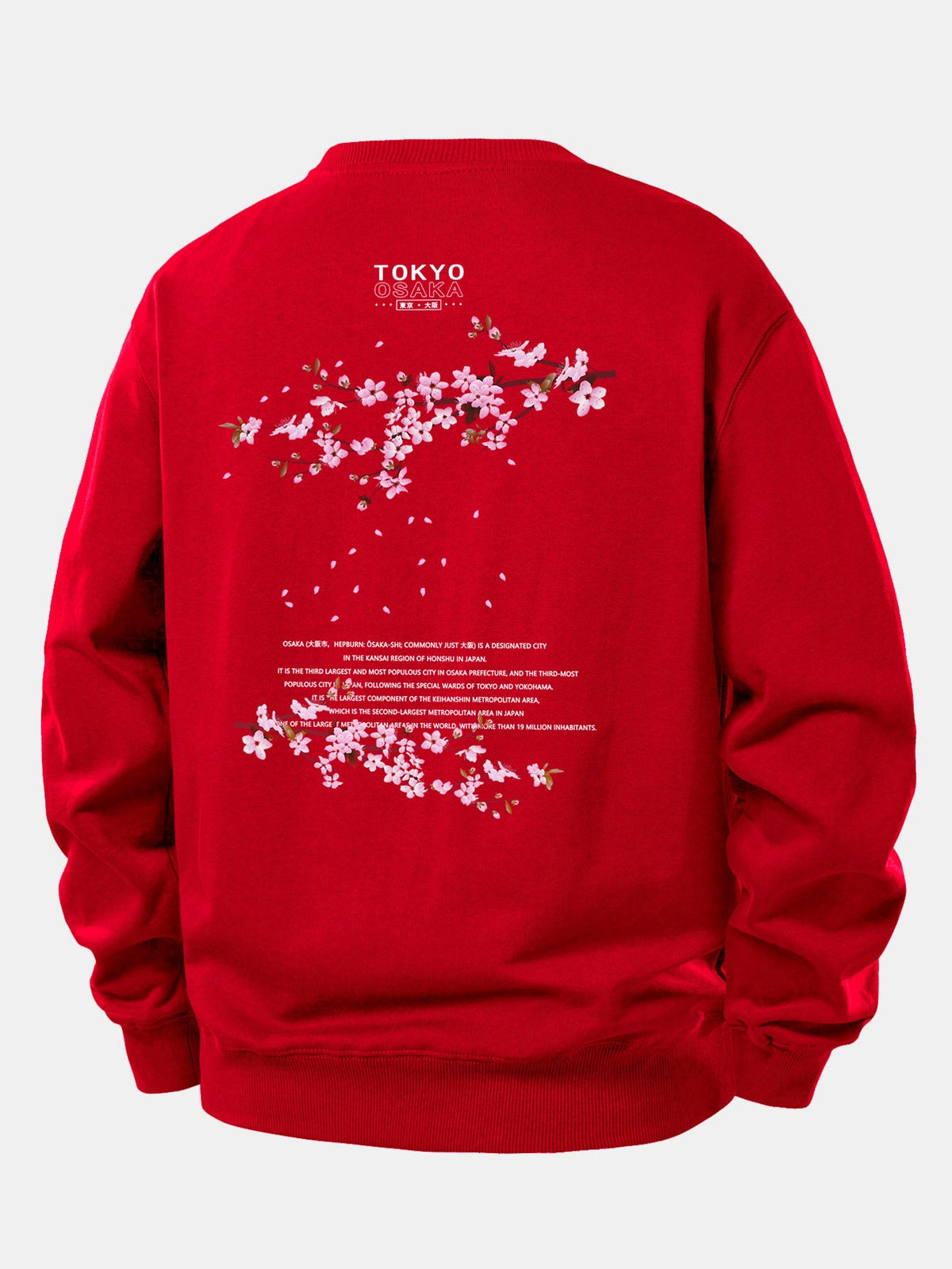 Tokyo Osaka Print Relax Fit Sweatshirt