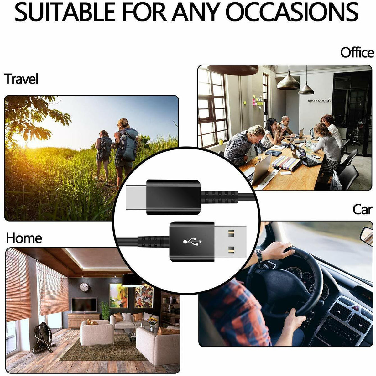 USB Type C Fast Charger Cable