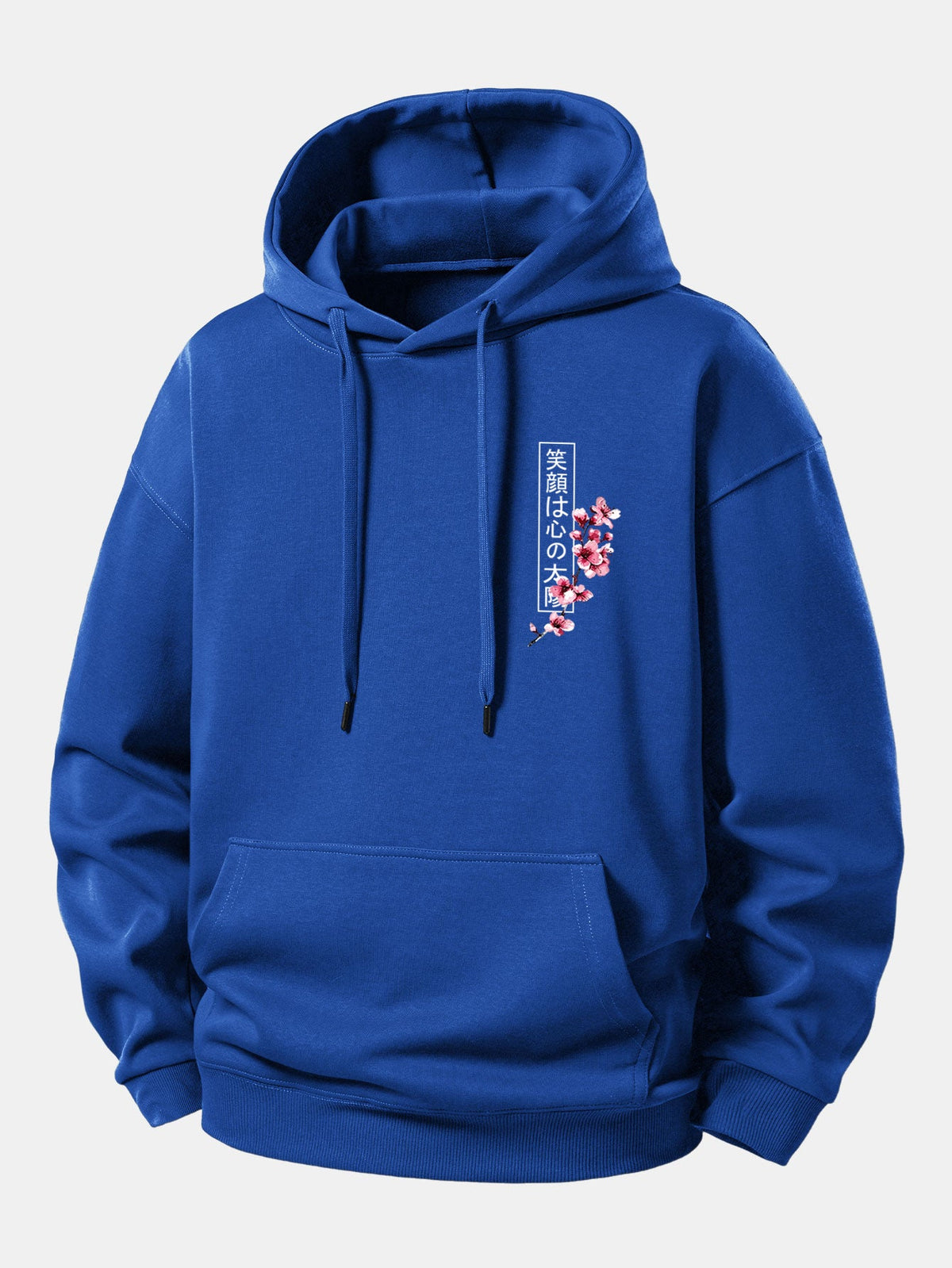 Japanese Samurai Katana Koi Fish Sakura Print Relax Fit Hoodie