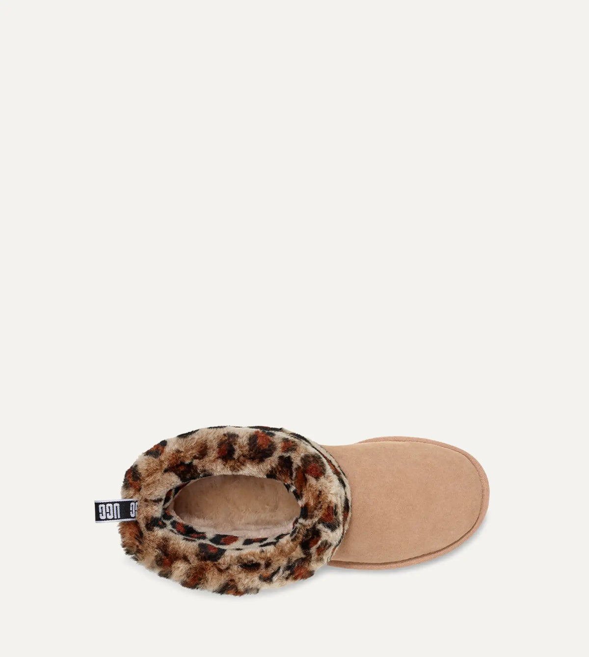 UGG Fluff Mii Quilted Leopard Fleece Lined Women's — leopard Print