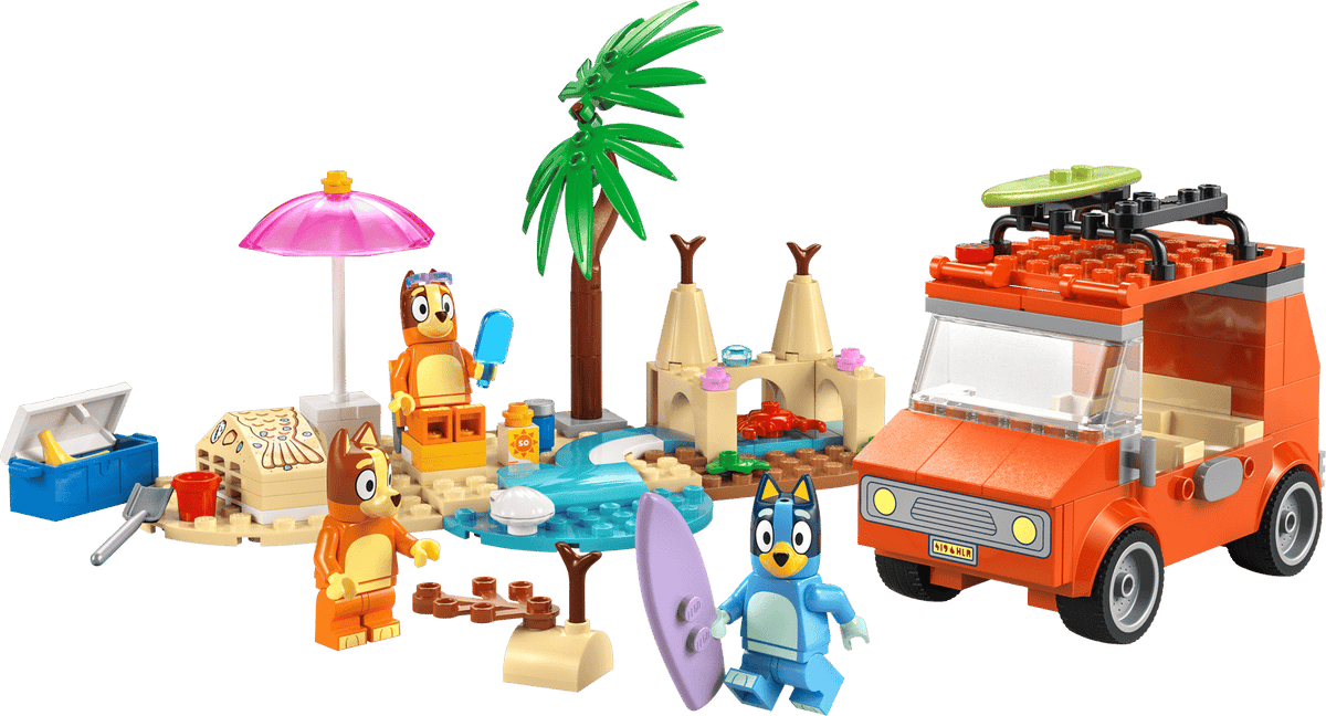 11202 Lego Bluey Vacances à la plage en famille avec Bluey