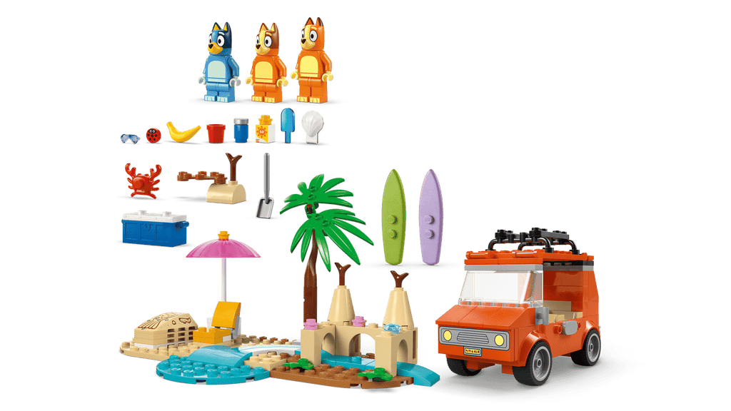 11202 Lego Bluey Vacances à la plage en famille avec Bluey
