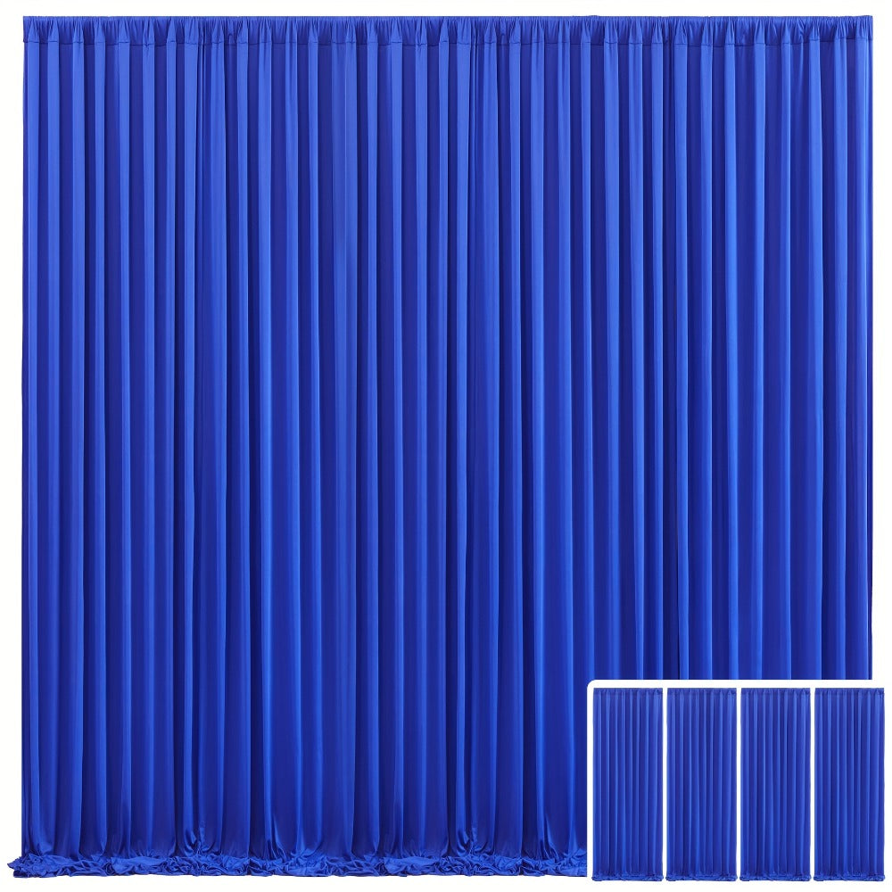 Elegant Fabric Backdrop Curtains 4pcs with Poles 59x85in Non-Transparent Wrinkle-Free Party Photo for an Everyday Personal Care Routine