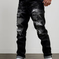 Kingsley | Rugged Distressed Straight Jeans