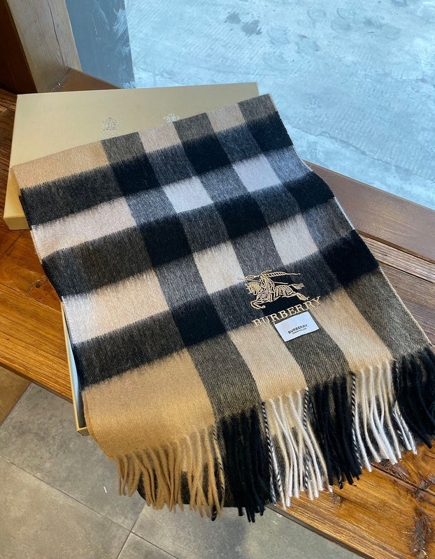 Burberry Classic Check Cashmere Scarf