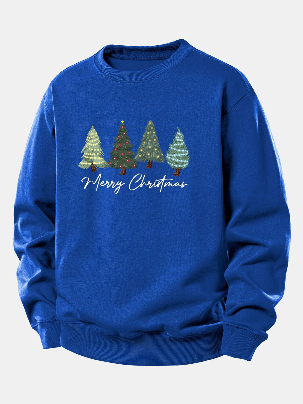 Christmas Tree Print Relax Fit Sweatshirt