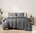 Bibb Home 2000 Count Tufted Duvet Cover (3-Piece)