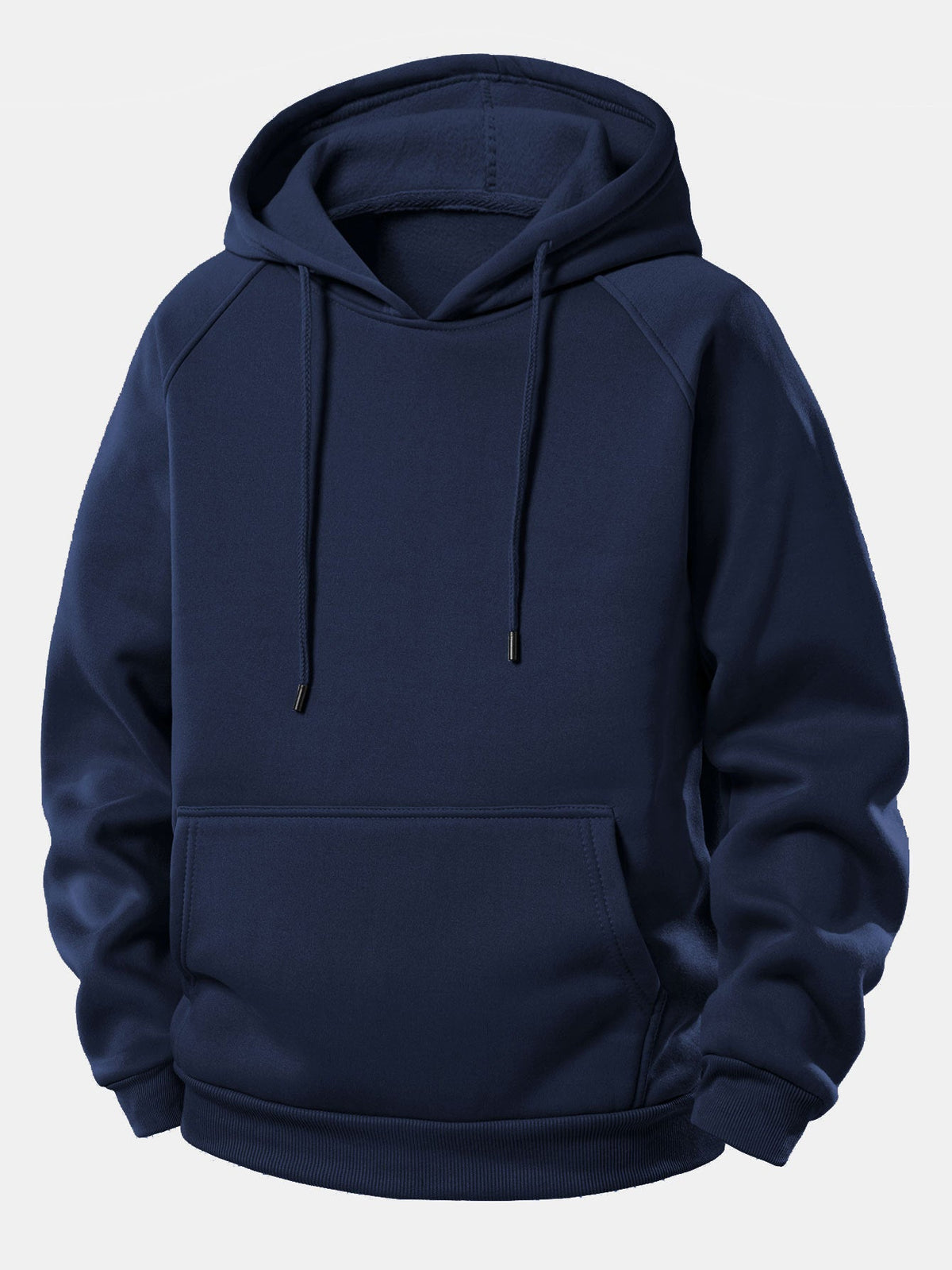 Koi Fish Lotus Print Drawstring Hoodie