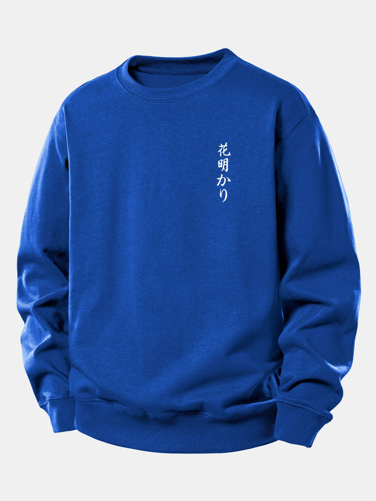 Japanese Cherry Blossoms Print Relax Fit Sweatshirt