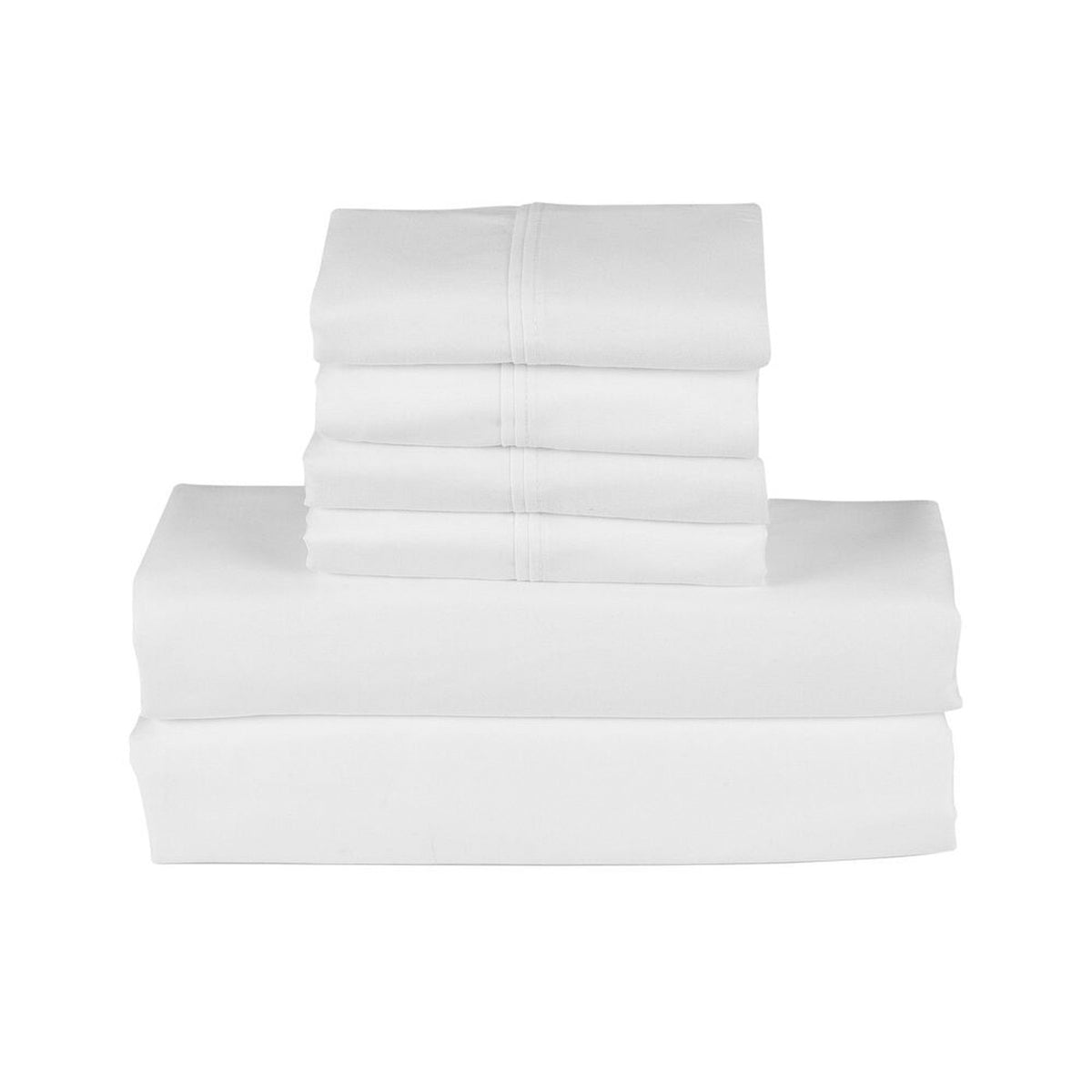 Bamboo 6 Piece 1800 Thread Count Smart Pocket Ultra Soft Luxury Sheet Set