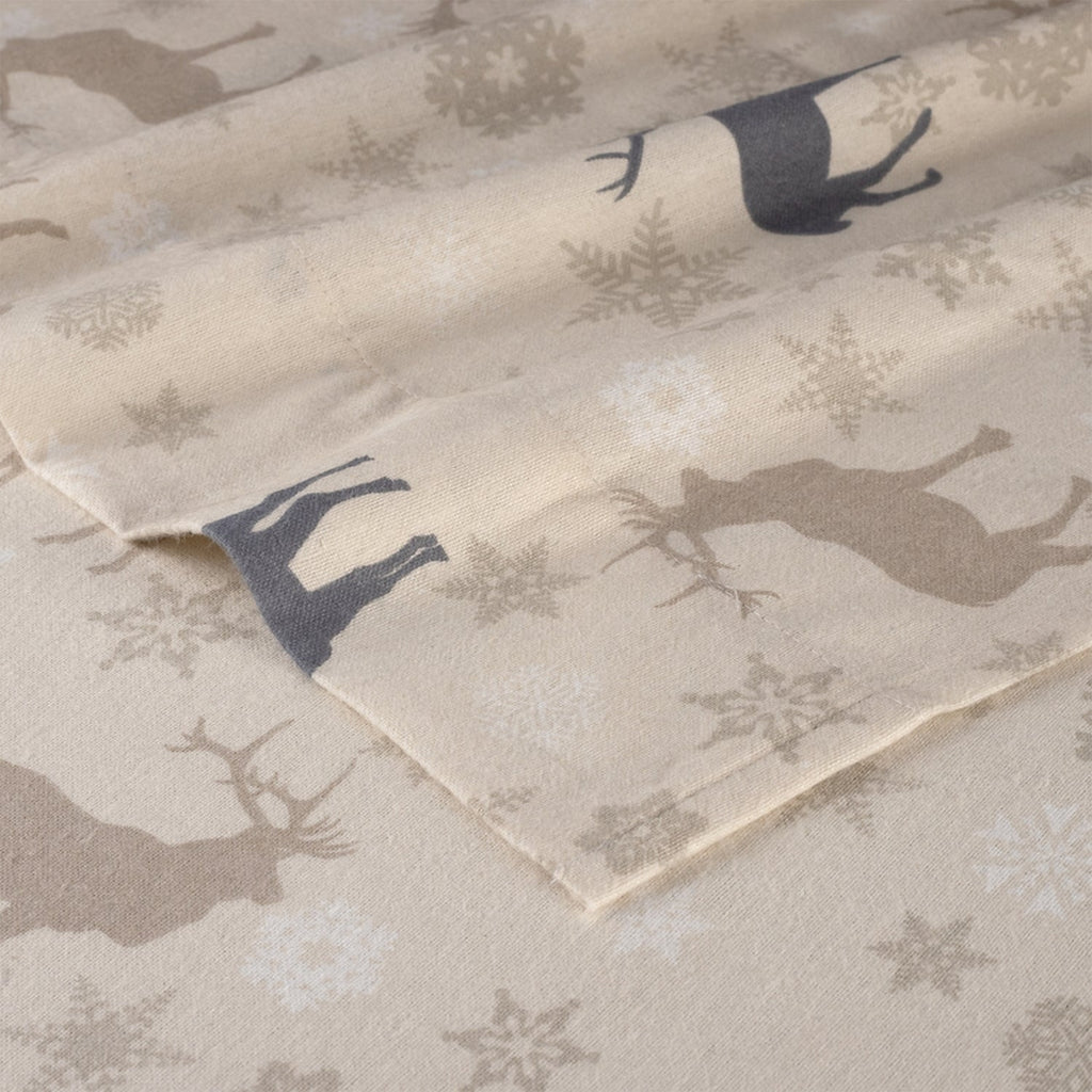 Kathy Ireland 100% Turkish Cotton Flannel Sheet Set