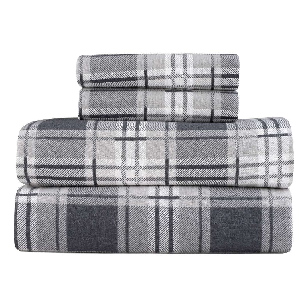 Kathy Ireland 100% Turkish Cotton Flannel Sheet Set